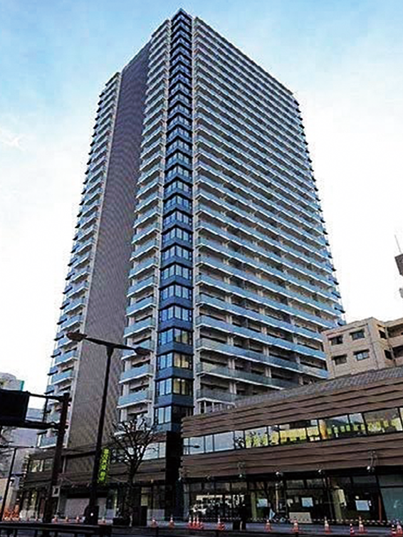 免振タワーマンション宇都宮PEAKS の施工事例